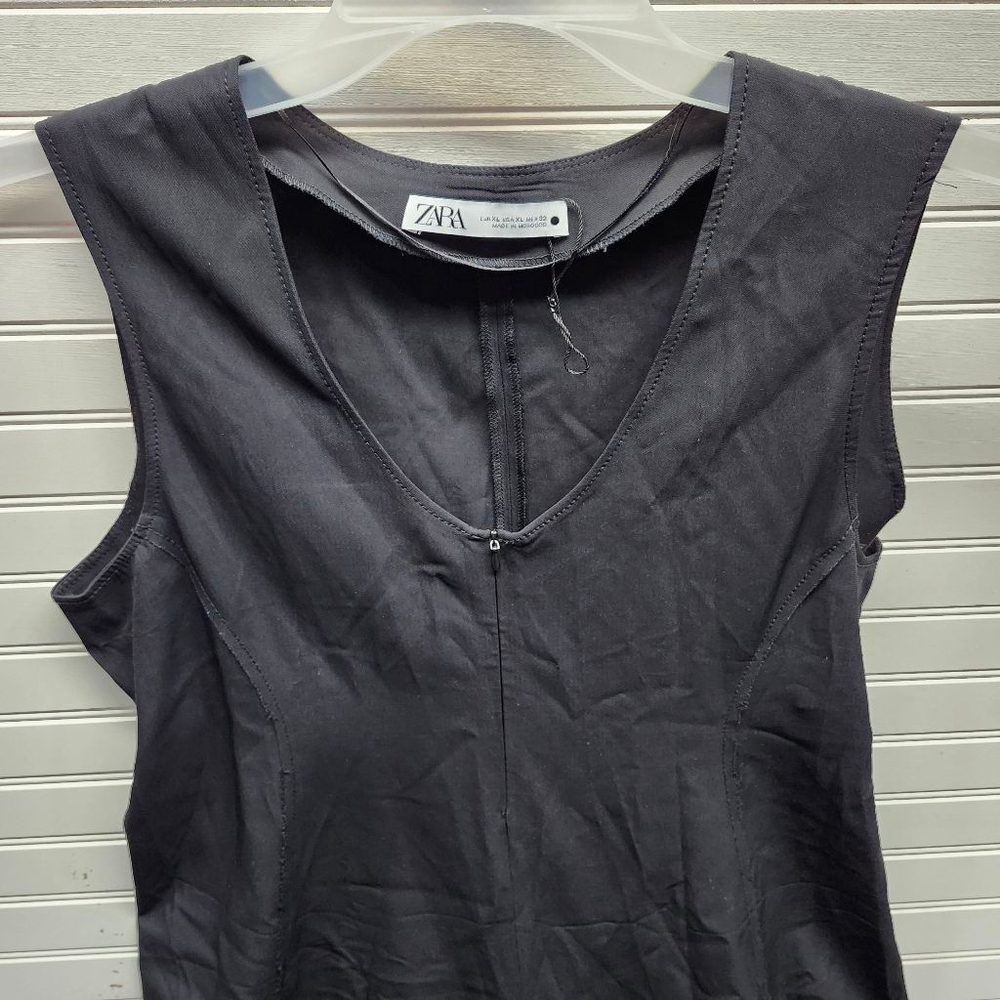 Women's ZARA Black Maxi Dress XL A2